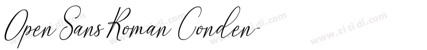 0penSansRoman Conden字体转换 0penSansRoman Conden字体转换